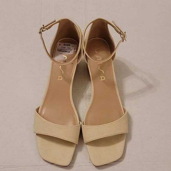 BRAND NEW UNISA OPEN TOE ANKLE- STRAP LOW WEDGE COMFORTABLE PLATFORM SANDAL G1 - Picture 2 of 14